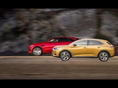 2018 DS 7 Crossback BlueHDI 180 vs 2018 Jaguar E Pace D180