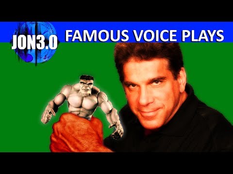 LOU FERRIGNO IMPRESSION (Marvel Legends Gray Hulk)