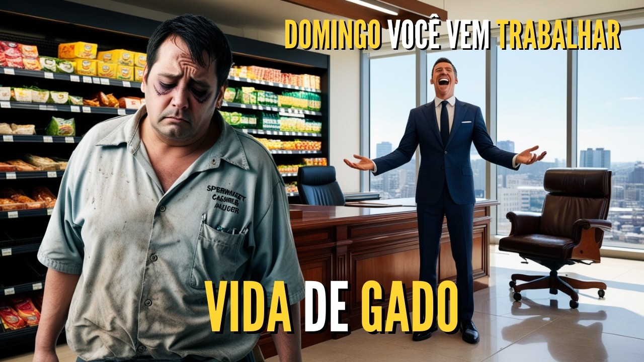 VIDA DE GADO, SUBEMPREGO NO BOSTIL | Trabalhe Enquanto Eles Dormem!