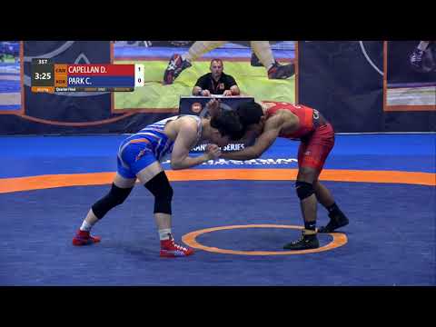 1/4 FS - 57 kg: D. CAPELLAN (CAN) v. C. PARK (KOR)