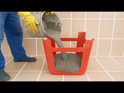 Pouring Cement Into a Plastic Chair – You’ll Thank Me for This