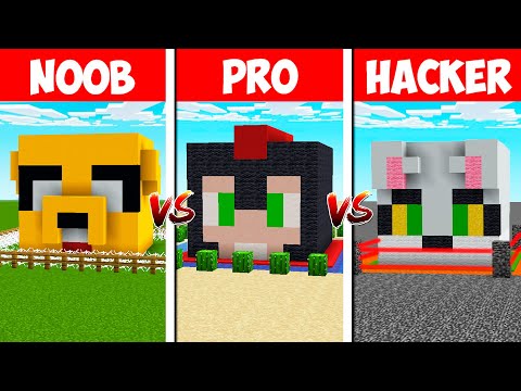 ¡PASAMOS de CASA NOOB a CASA PRO! 😂🏠 BASE DE ACENIX vs INVICTOR vs MIKECRACK en MINECRAFT🔥
