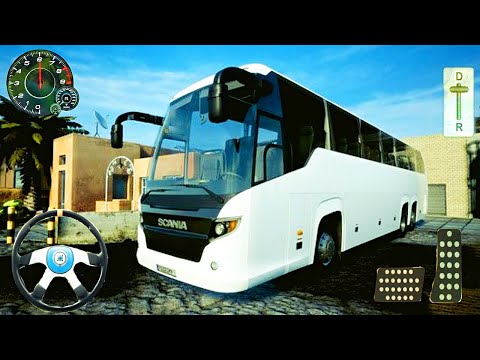 Bus Game - Offroad Bus Driving Uphill Simulator - Android GamePlay