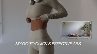 AB WORKOUT| my go to routine atm