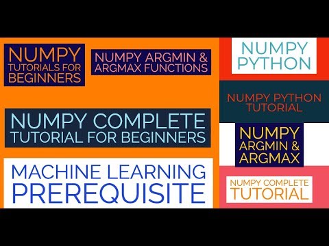 Numpy Complete Tutorial For Machine Learning Numpy Argmin Argmax Function Tutorialpart20