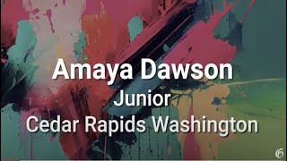 2024 Excellence in the Arts - Amaya Dawson