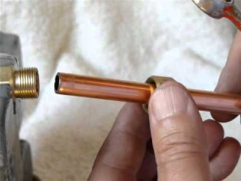 Installing Compression Fittings on PEX and Copper Tubing