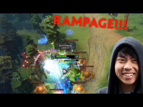 Ana getting Rampage as Morphling