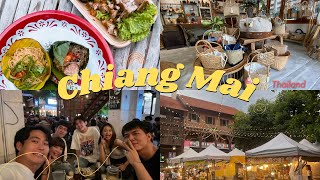 Travel Vlog: 📍【チェンマイ】タイ・チェンマイのリアルを体験！観光後に現地の大学生と飲んでみた！JJマーケット・ホワイトマーケット・ナイトマーケットも制覇！