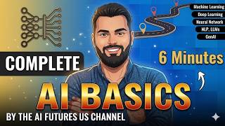 6 minutes AI Complete OneShot Course for Beginners | Learn AI & ML Fundamentals from Scratch