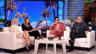 The 'Schitt’s Creek' Cast Talks Hollywood Horror Stories and Retro Hairstyles video