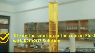 Potassium ferricyanide as external indicator