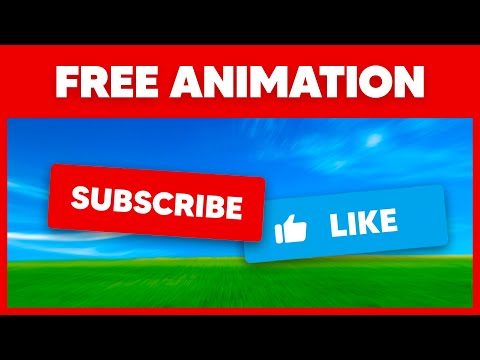 Free Clean Subscribe Like Animation Edit In Any Software