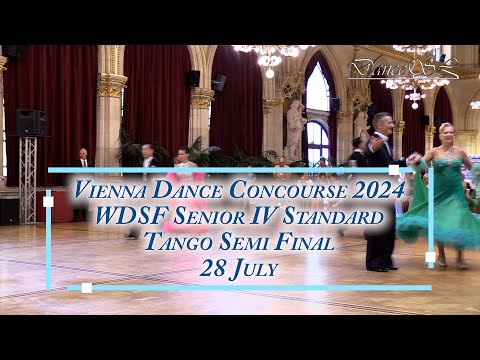 Vienna Dance Concourse 2024 - Senior IV Standard Tango WDSF - Semi Final - 28 July 2024