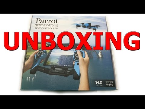 Parrot Bebop Drone Skycontroller Unboxing in 4K UltraHD