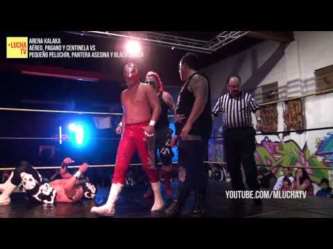 Aéreo, Pagano y Centinela vs Peq. Peluchín, Pantera Asesina y Black Demon