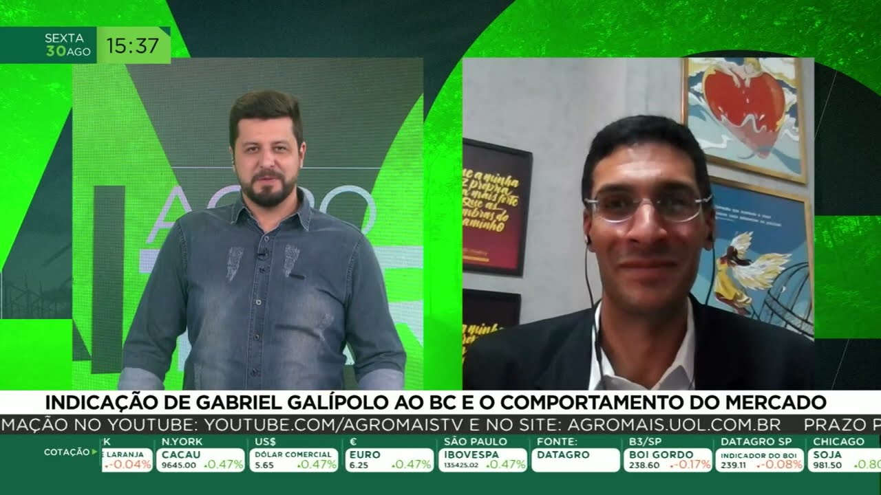 Indicação de Gabriel Galípolo ao BC e o comportamento do mercado