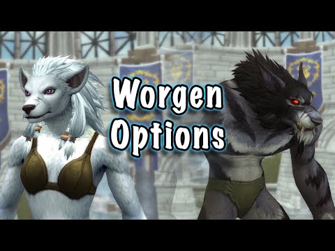 Shadowlands Worgen Customization Options