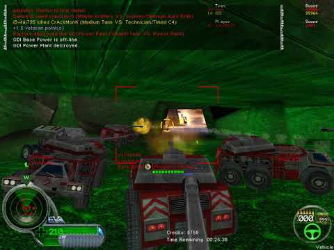 Command and Conquer Renegade - 20vs20 artillery mass!