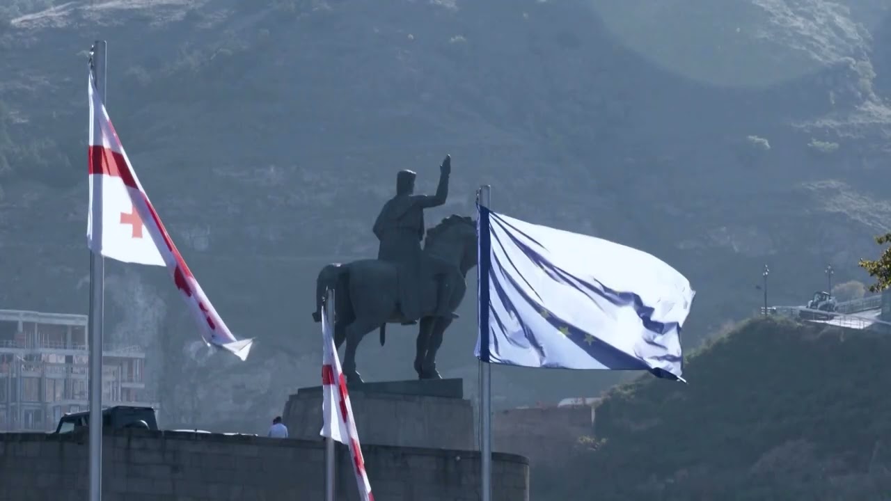 Protests erupt after Georgia halts EU application