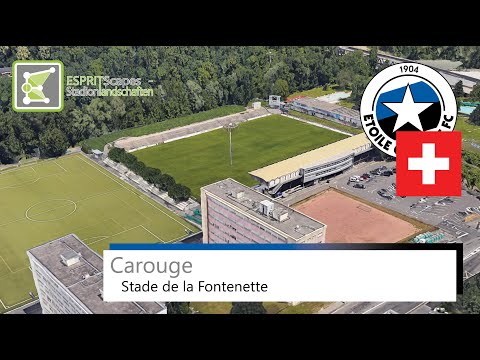 Stade de la Fontenette | Étoile Carouge FC | 360° Rotation | Google Earth