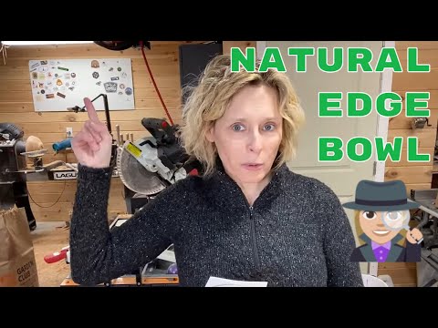 Woodturning a Tall Maple Bowl - LIVE EDGE