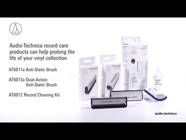 Vídeo relacionado con Audio-Technica AT6013a Limpiador antiestático de discos, de doble acción Plata