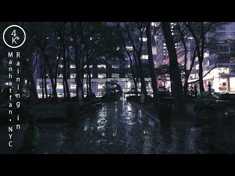Raining in New York