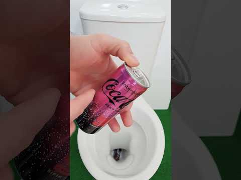 SNICKERS Chocolate VS Coca Cola Zero, Fanta, Pepsi, Sprite, and Mentos in The Toilet #shorts