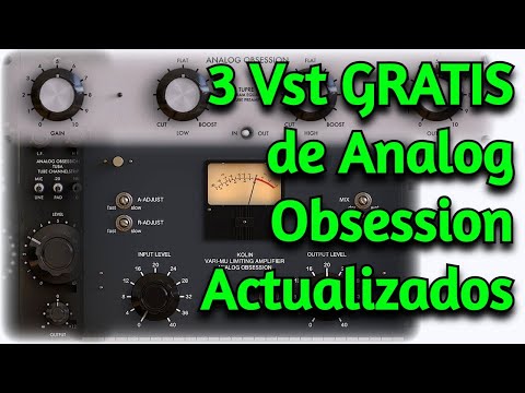 3 VSTs GRATUITOS de Compresion y Saturacion de Analog Obsession Actualizados - NOS Bundle - Tutorial