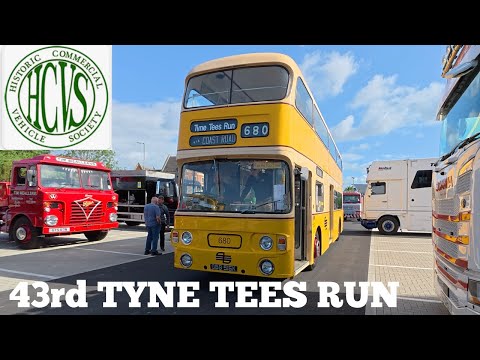 Tyne Tees Run 43rd Historic Commercial Vehicle Society June 2025 Vehicles Gathering Stockton #truck