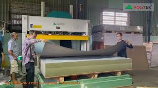 MÁY ÉP NGUỘI THUỶ LỰC 50 Tấn HOLZTEK ép dán LAMINATE