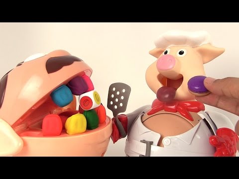 Cuisto Dingo Jeu de Société d’Action et de Réflexe avec le Play Doh Dentiste Pop the Pig