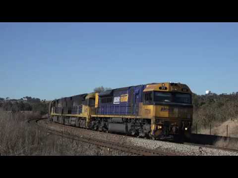 PN Coal - TT110 9205 9204 Arriving at Muswellbrook NSW - Saturday 29/7/17