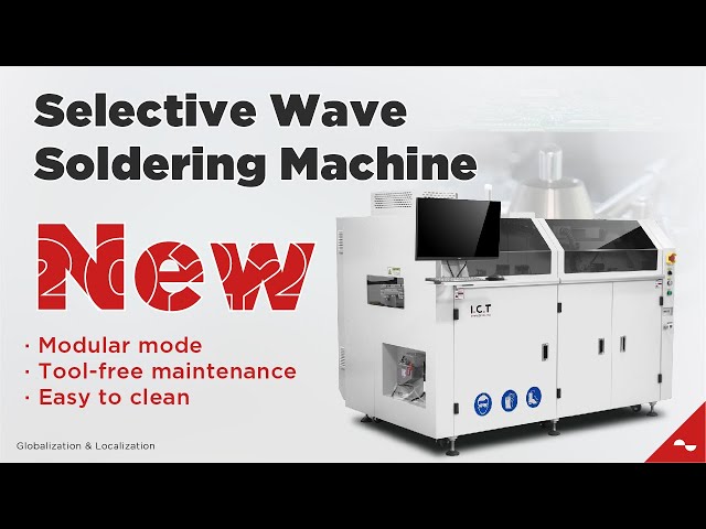 On-line DIP Selective Wave Soldering Machine