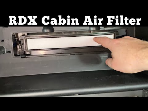 How To Change A 2013 - 2018 Acura RDX Cabin Air Filter - Remove Replace Replacement Filter Location