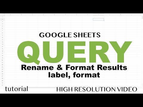 Google Sheets QUERY Function Tutorial SELECT WHERE LIKE AND OR LIMIT statements Part 1