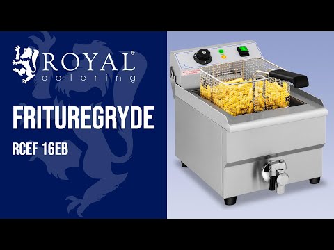 Produktvideo - Frituregryde - 16 l - afløbshane - 230 V
