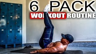 10 MINUTE 6 PACK ABS WORKOUT (NO EQUIPMENT)