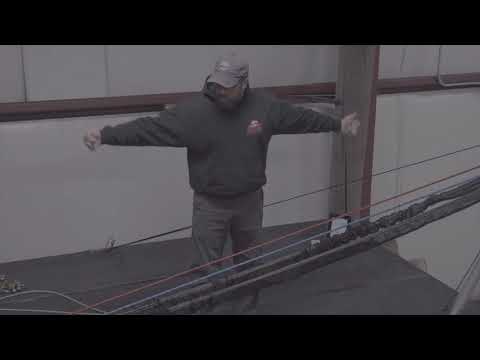 Inside Nine Ganged On Pulley System Using Petzl Jag Systems