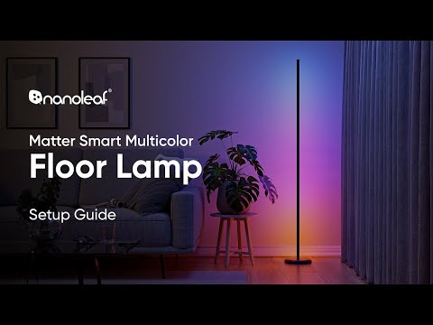 Matter Smart Multicolor Floor Lamp | Setup Guide