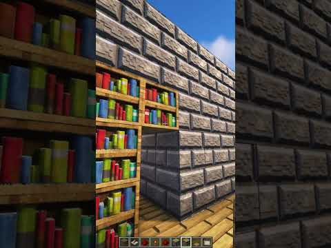 Minecraft Secret Door🤫 (Die With A Smile) #minecraft #shorts