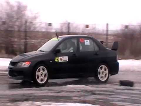 Paweł Ferdek/Mervin - Mitsubishi Lancer Evo VIII - WLTA 2012 I runda - 18.02.2012 r.