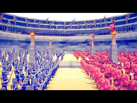 (200vs200) MELEE units vs MELEE units - Totally Accurate Battle Simulator TABS