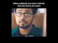 When You Suddenly Meet With Her But Now She Is Not Yours
