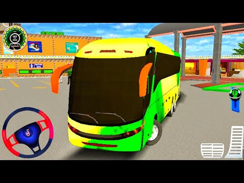 Uphill Offroad Bus Simulator: 3D City Coach Bus Driving Game 2026 - Simulator Android iOS Gameplay