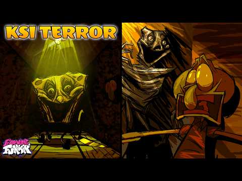 FNF: Squidward Vs Spongebob-Creature // KSI TERROR [BEST DAY EVER] █ Friday Night Funkin' █