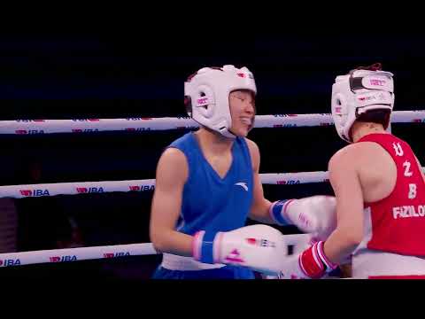 R16 W48kg FOZILOVA FARZONA (UZB) vs ZHONG XUEYUN (CHN) | IBA WWCHs Niš 2025