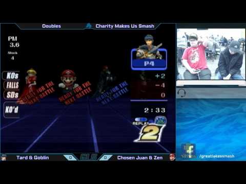 Charity Makes Us Smash Project M Doubles - Tard & Goblin vs. Chosen Juan & Zen