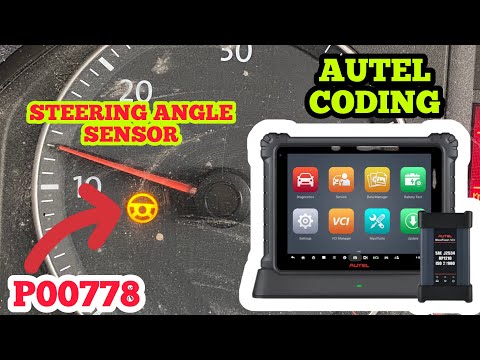 2025 AUTEL MAXISYS CODING VOLKSWAGEN STEERING ANGLE SENSOR P00778